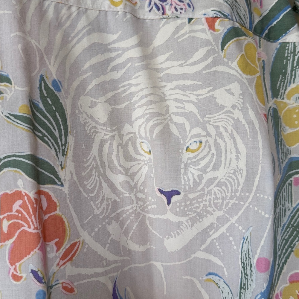 Vintage Key West Handprint Fabrics Shirt